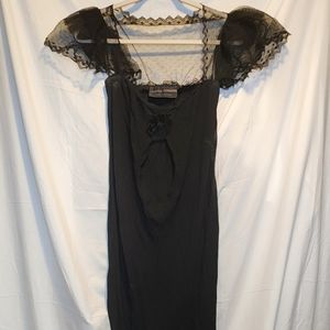 Vintage black slip